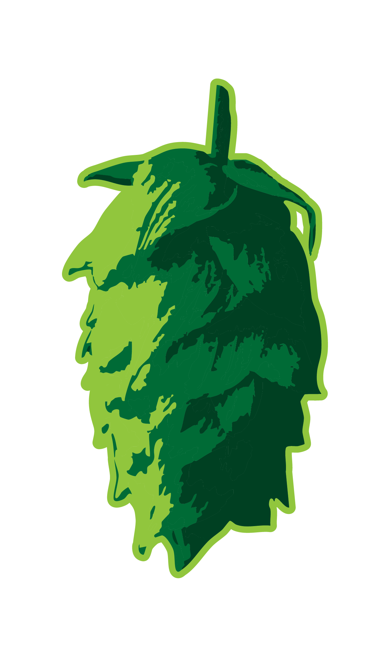 An illustration of the 2001006 084 A hop cone.